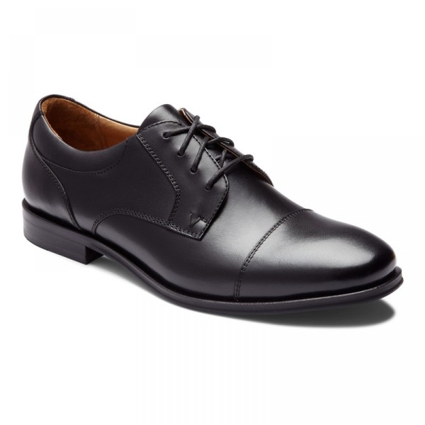 Vionic Dress Shoes Ireland - Shane Lace up Black - Mens Shoes In Store | XPQHR-6381
